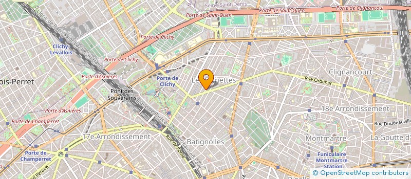 localisation de l'entreprise RESTAURANT SABRINA  PARIS 17