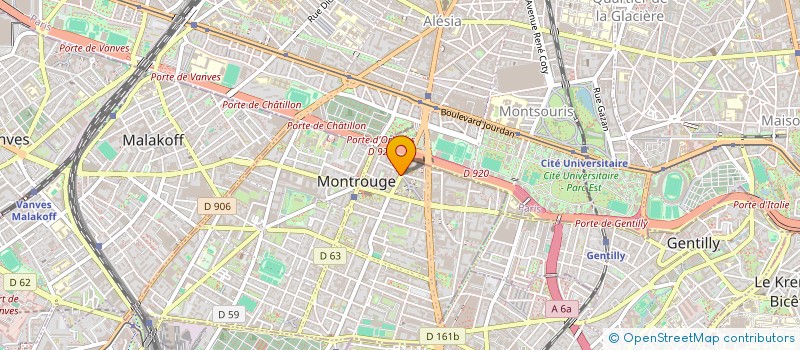 localisation de l'entreprise RESTAURANT SAINT CYRILLE  MONTROUGE
