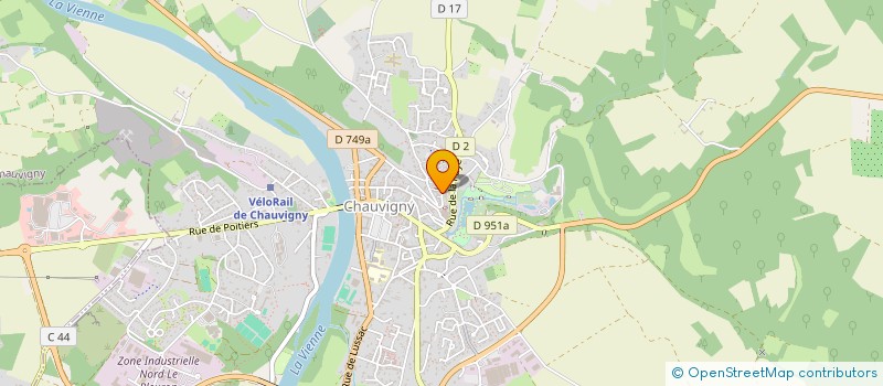 localisation de l'entreprise RESTAURANT SAINT-PIERRE à CHAUVIGNY