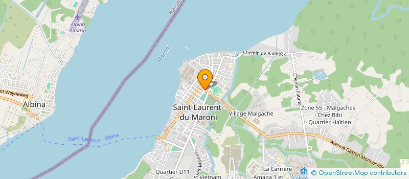 localisation de l'entreprise RESTAURANT SAM XIN à SAINT-LAURENT-DU-MARONI