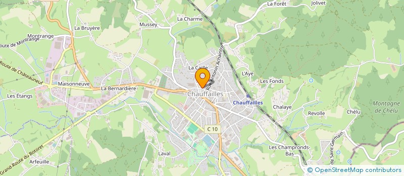 localisation de l'entreprise RESTAURANT SCOLAIRE  CHAUFFAILLES