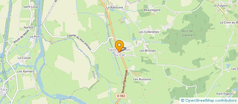 localisation de l'entreprise RESTAURANT SCOLAIRE  LIGNY-EN-BRIONNAIS