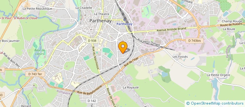 localisation de l'entreprise RESTAURANT SCOLAIRE à CHATILLON-SUR-THOUET