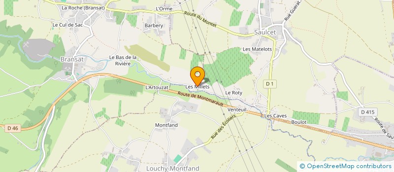 localisation de l'entreprise RESTAURANT SCOLAIRE DE CESSET BREUILLY à CESSET