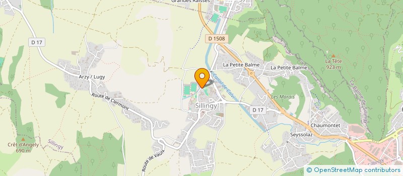 localisation de l'entreprise RESTAURANT SCOLAIRE DES ECOLES D'EPAGNY à EPAGNY METZ-TESSY