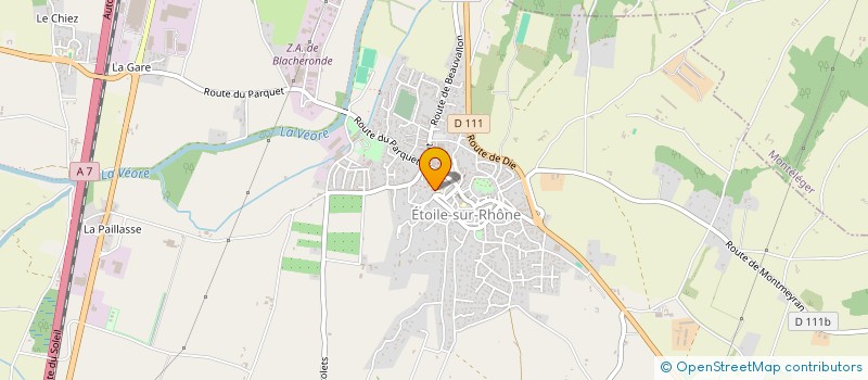 localisation de l'entreprise RESTAURANT SCOLAIRE DES ECOLES PUBLIQUES à ETOILE-SUR-RHONE