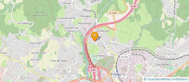 localisation de l'entreprise RESTAURANT SCOLAIRE LA SALLE  ANNECY