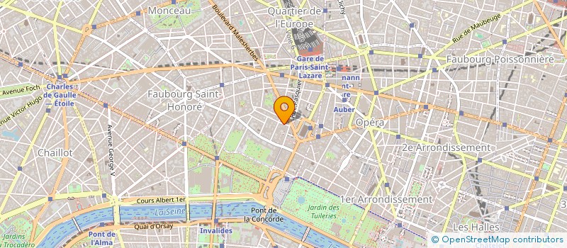 localisation de l'entreprise RESTAURANT SELF-SERVICE MADELEINE  PARIS