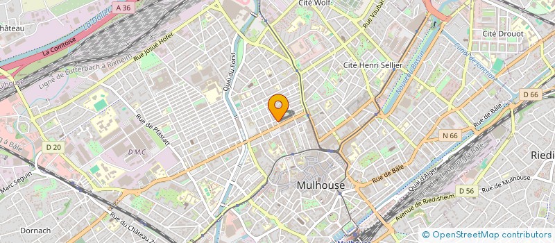 localisation de l'entreprise RESTAURANT SIDI BOU SAID  MULHOUSE