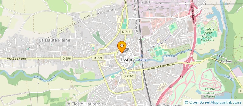 localisation de l'entreprise RESTAURANT SOLIDAIRE ISSOIRE à ISSOIRE