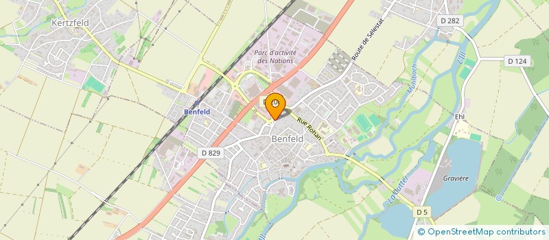 localisation de l'entreprise RESTAURANT SRI SHAI RAM  BENFELD