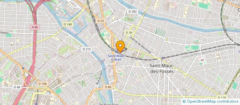 localisation de l'entreprise RESTAURANT TRADITIONNEL RAYANE ORIENTALE  SAINT-MAUR-DES-FOSSES