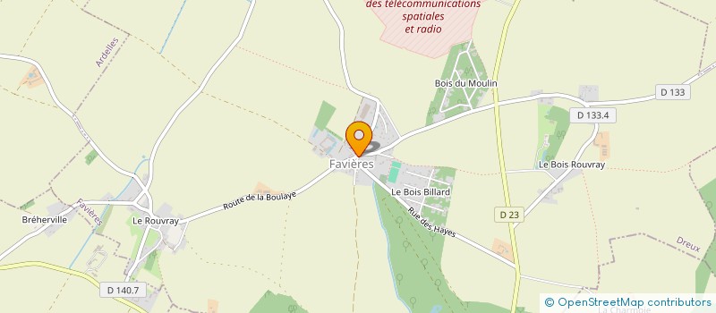 localisation de l'entreprise RESTAURANT TRAITEUR LE VILLAGEOIS à FAVIERES