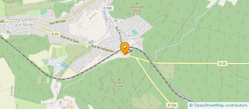 localisation de l'entreprise RESTAURANT TRAITEUR LES JEANNETTES  FALCK