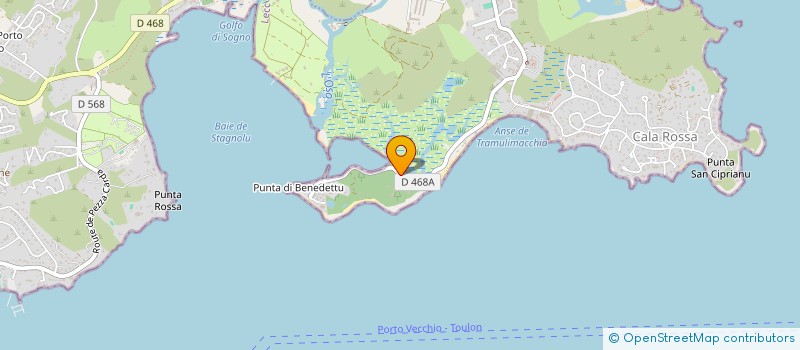 localisation de l'entreprise RESTAURANT U BENEDETTU  PORTO VECCHIO