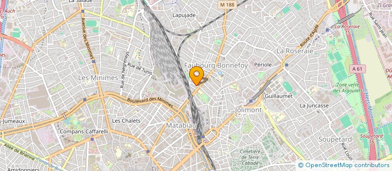 localisation de l'entreprise RESTAURANT UNE LUNE D'ENFER à TOULOUSE