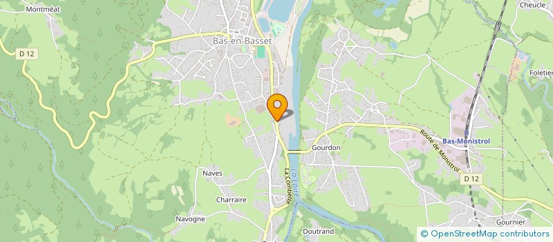 localisation de l'entreprise RESTAURANT VILLA GARDEN  BAS-EN-BASSET