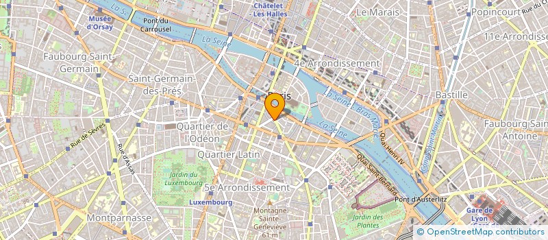 localisation de l'entreprise RESTAURANT X LAGRANGE  PARIS