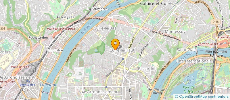 localisation de l'entreprise RESTAURANTS APPRENTIS D'AUTEUIL POUR UN EMPLOI à CALUIRE-ET-CUIRE