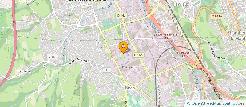 localisation de l'entreprise RESTAURANTS DU COEUR DE SAVOIE à CHAMBERY