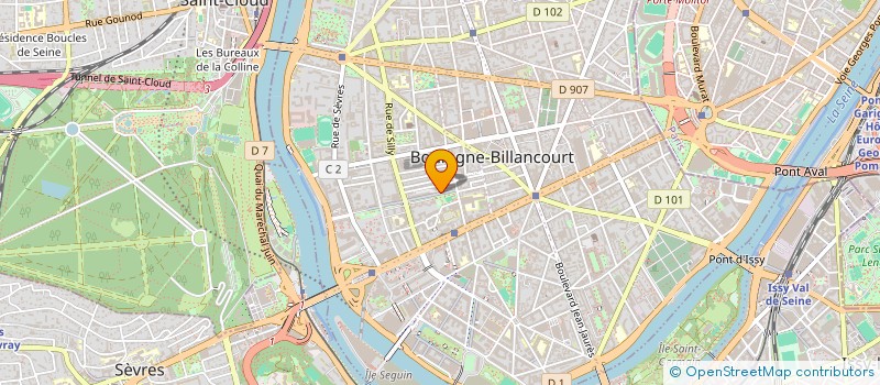 localisation de l'entreprise RESTAURANTS DU COEUR-RELAIS DU COEUR92 à BOULOGNE-BILLANCOURT