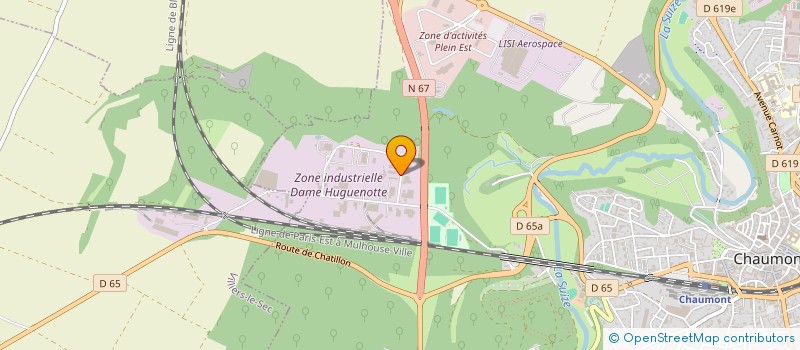 localisation de l'entreprise RESTAURANTS DU COEURS RELAIS DU COEUR HM à CHAUMONT