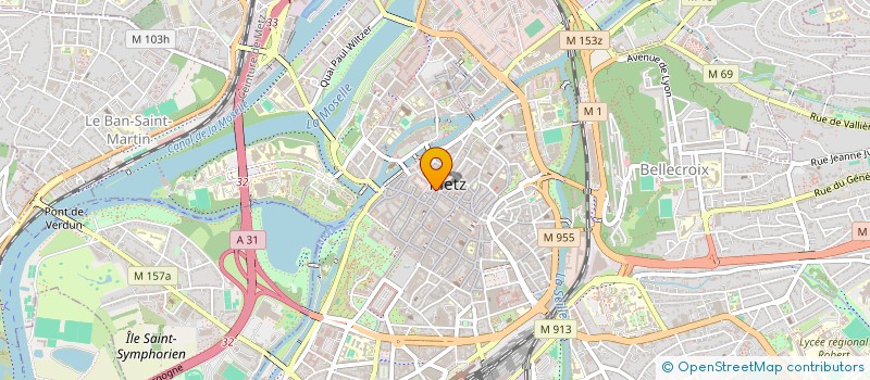 localisation de l'entreprise RESTAURANTS RODRIGUEZ  METZ