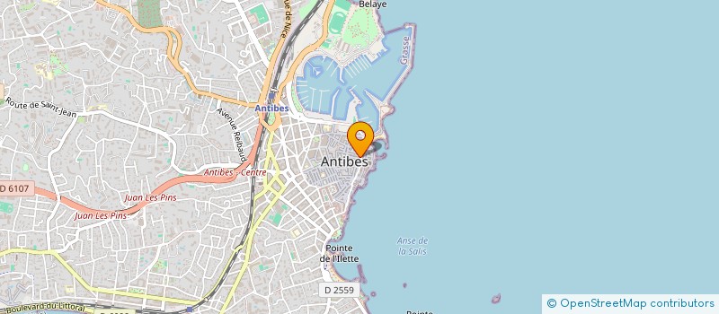 localisation de l'entreprise RESTAURANTS VIEIL ANTIBES  ANTIBES
