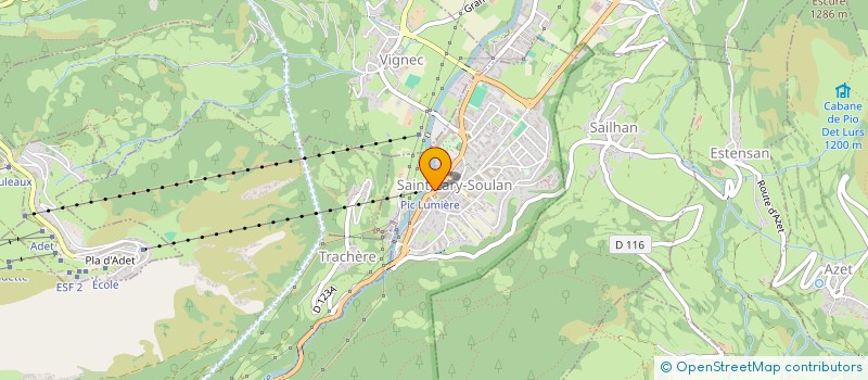 localisation de l'entreprise RESTAURATION ALTITUDE SAINT-LARY  SAINT-LARY-SOULAN