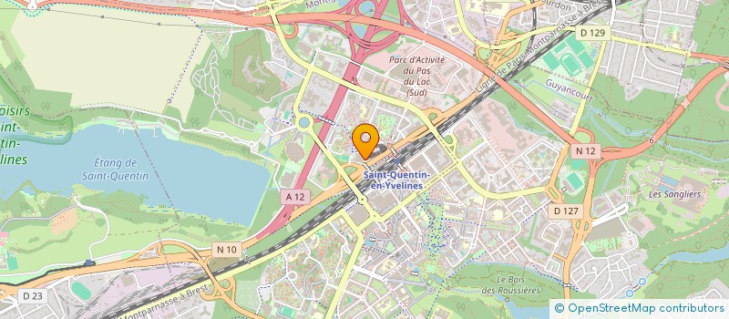 localisation de l'entreprise RESTAURATION D'AUTOMOBILE DE COLLECTION ESTACA SAINT QUENTIN EN YVELINES (RACE SQY)  MONTIGNY-LE-BRETONNEUX