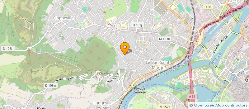 localisation de l'entreprise RESTAURATION DE MEUBLES GUINARD  LE BAN-SAINT-MARTIN