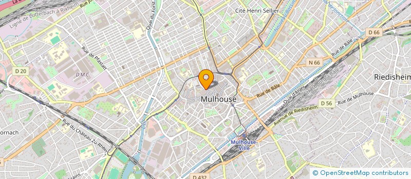 localisation de l'entreprise RESTAURATION DU BOLLWERK  MULHOUSE