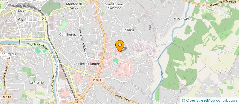 localisation de l'entreprise RESTAURATION EN CEVENNES  ALES