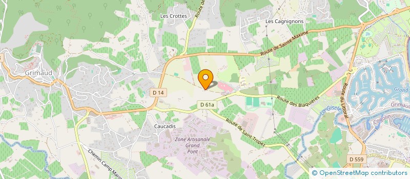 localisation de l'entreprise RESTAURATION ET LOISIRS  GRIMAUD