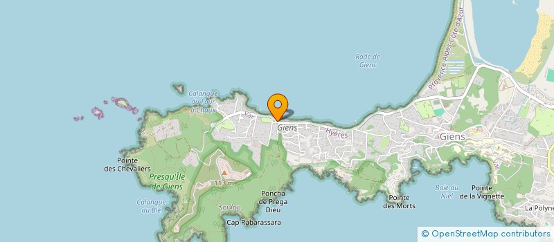 localisation de l'entreprise RESTAURATION EVENEMENTS SERVICES  HYERES