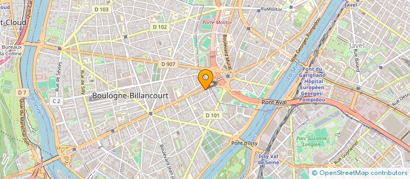 localisation de l'entreprise RESTAURATION FRANCAISE LIVREE à BOULOGNE-BILLANCOURT