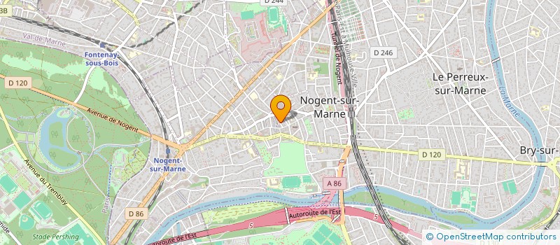 localisation de l'entreprise RESTAURATION IMMOBILIERE PIERRE MARTIN à NOGENT-SUR-MARNE