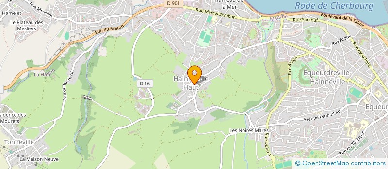 localisation de l'entreprise RESTAURATION MR  CHERBOURG-EN-COTENTIN