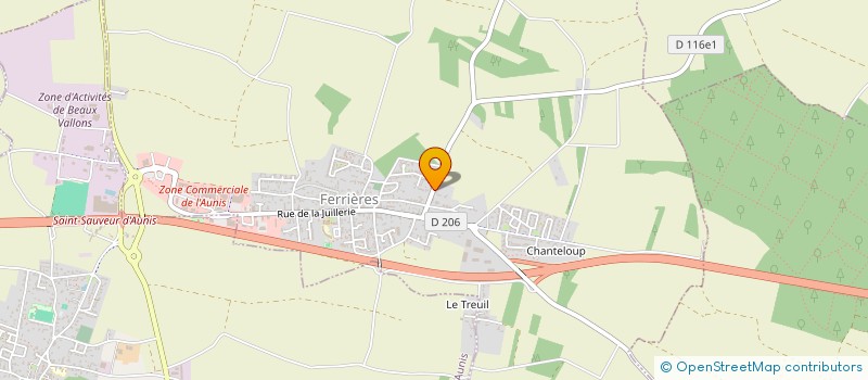 localisation de l'entreprise RESTAURATION NOUN  FERRIERES