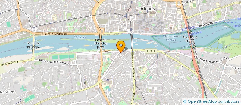 localisation de l'entreprise RESTAURATION RAPIDE ORLEANAISE à ORLEANS