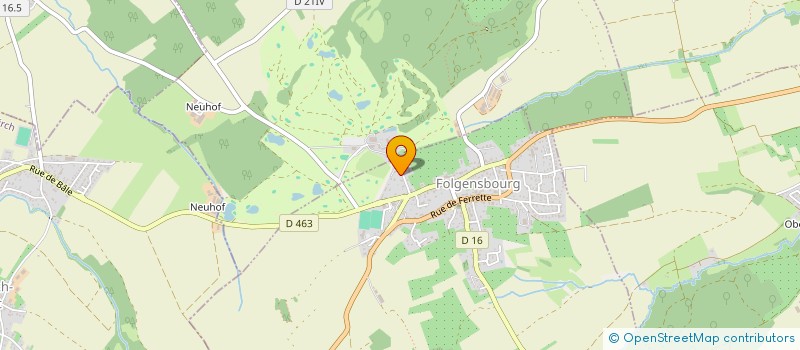 localisation de l'entreprise RESTAURATION SAINT APOLLINAIRE  MICHELBACH-LE-HAUT