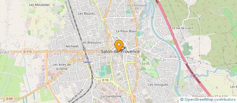 localisation de l'entreprise RESTAURATION SALONAISE  SALON-DE-PROVENCE