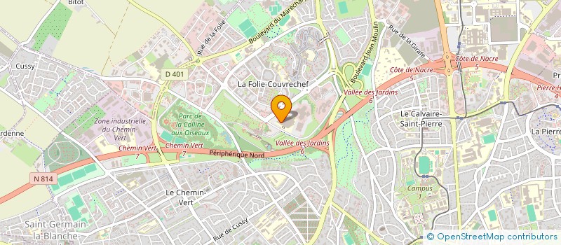 localisation de l'entreprise RESTAURATION SERVICE à CAEN