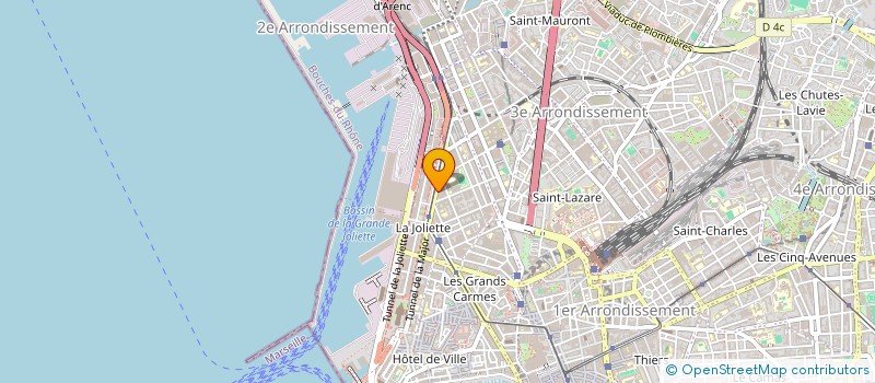 localisation de l'entreprise RESTAURATION SERVICE LES SUD à MARSEILLE
