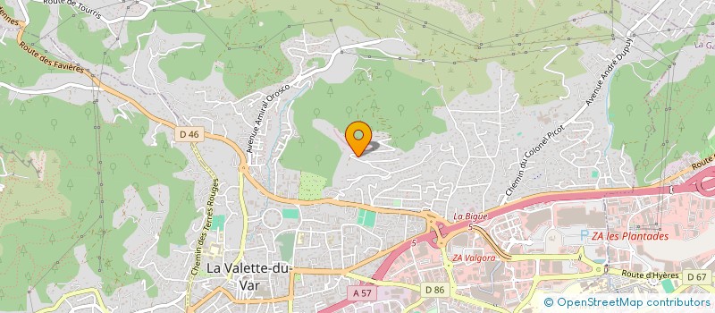localisation de l'entreprise RESTAURATION SERVICES à LA VALETTE-DU-VAR