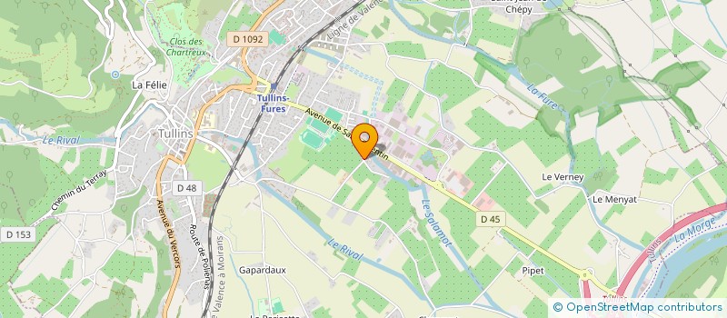 localisation de l'entreprise RESTAURATION SONO TRAITEUR à TULLINS
