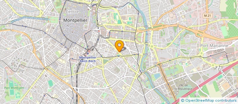 localisation de l'entreprise RESTAURATIONS - CONSTRUCTIONS, IMMOBILIERES (R.C.I.) à MONTPELLIER
