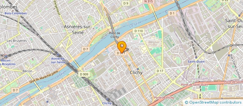 localisation de l'entreprise RESTAYN G ET KARECHE M à CLICHY