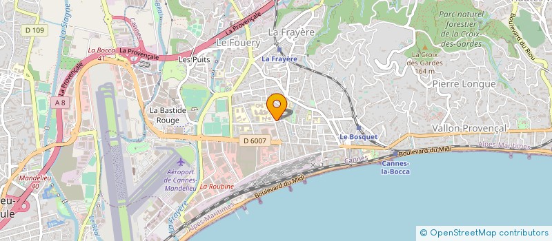 localisation de l'entreprise RESTCONSULTING à CANNES