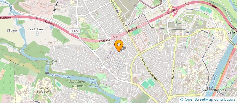 localisation de l'entreprise RESTE AU THEATRE  ANGERS